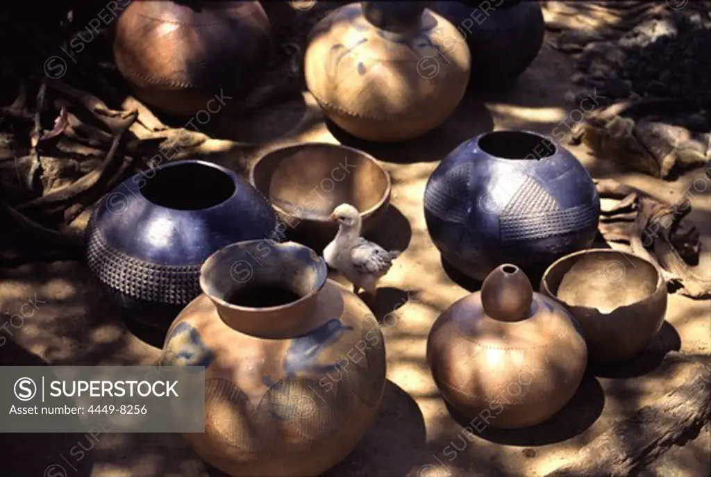 View at Zulu pottery, Shakaland, Kwazulu Natal, South Africa, Africa