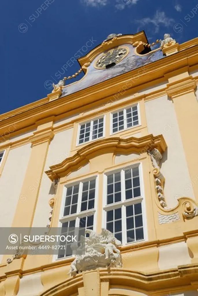 Window, Melk Abbey, Wachau, Lower Austria, Austria