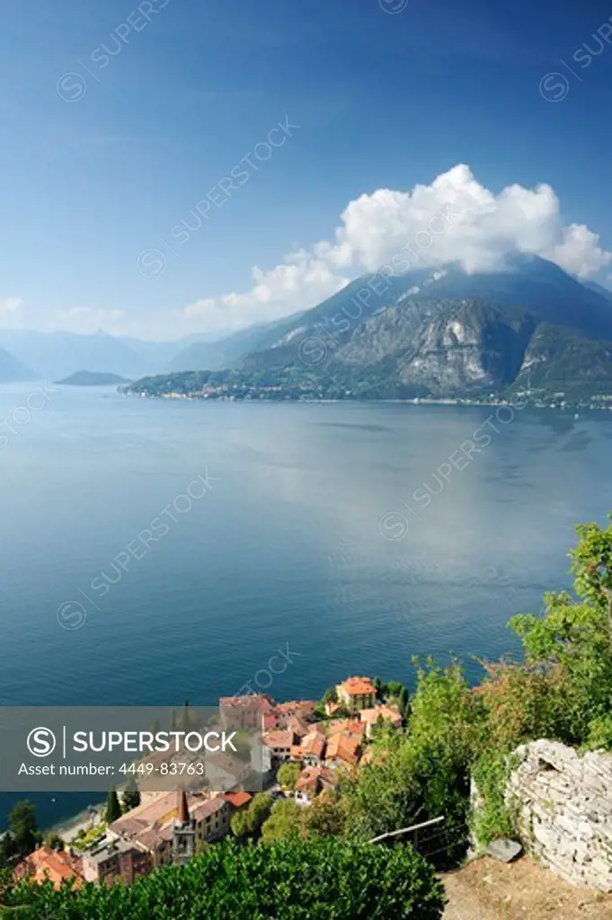 View to Varenna at Lake Como, Lombardy, Italy