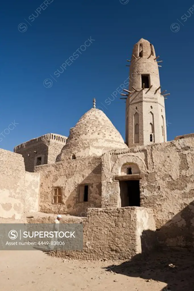 Old Mosque of El Qasr in Dakhla Oasis, Libyan Desert, Egypt