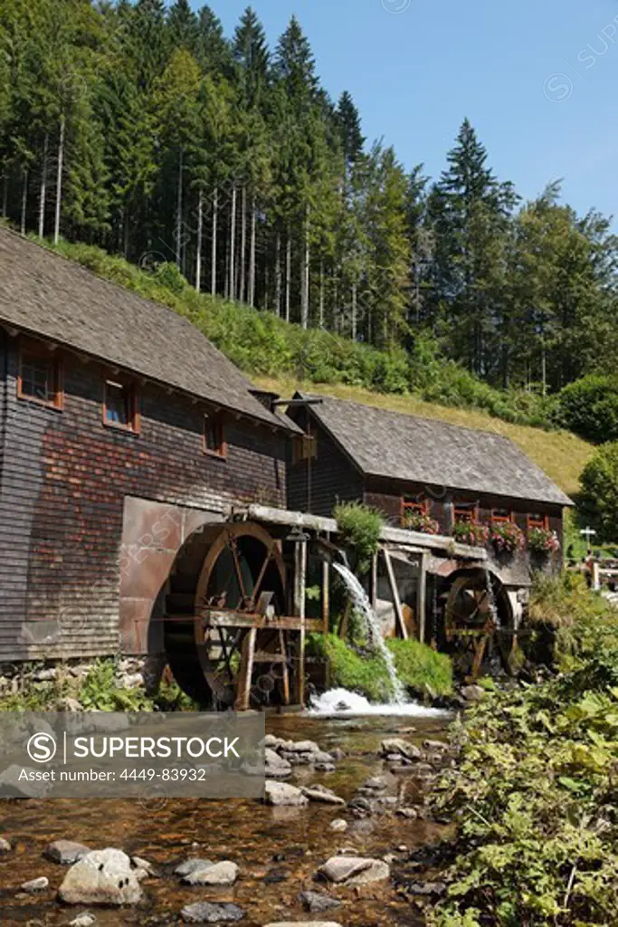 Hexenloch mill, Furtwangen, Baden-Wurttemberg, Germany