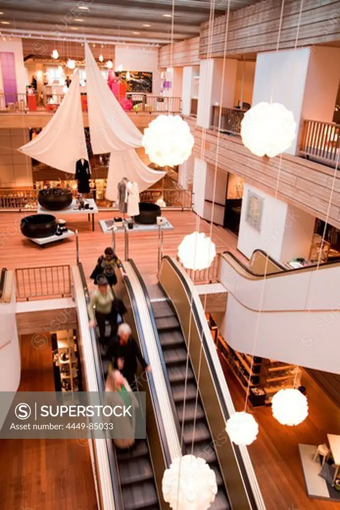 Illums Bolighus shopping center, Amagertorv, Copenhagen, Denmark