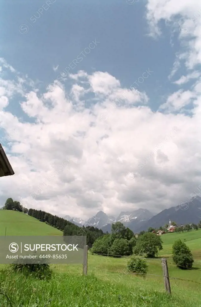 Mountainous landscape in Summer, Stodertal, Austria, Alps, Europe