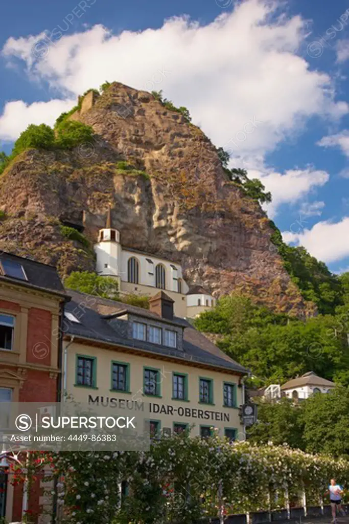 Felsenkirche, Burg Bosselstein, Castle, Idar-Oberstein, Nahe, Rhenish Hesse, Rhineland-Palatinate, Germany, Europe