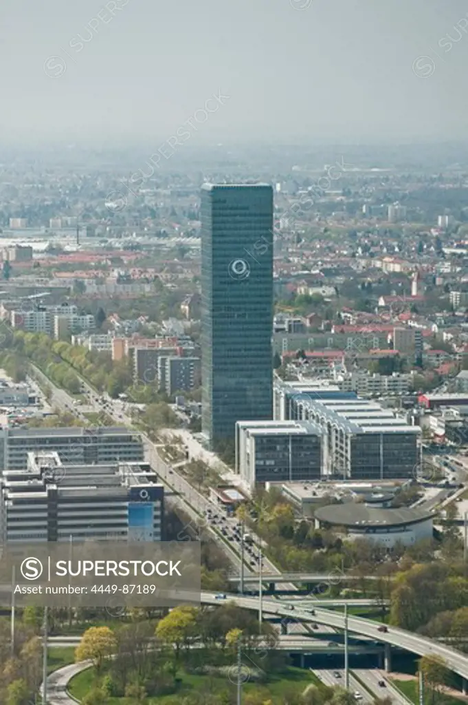 O2 headquarters, Georg-Brauchle-Ring, Munich, Upper Bavaria, Bavaria, Germany