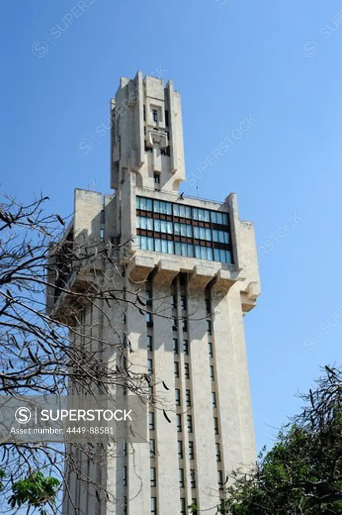 Tower of the russian embassy, Havana, Habana Playa, Cuba, Greater Antilles, Caribbean, Central America, America