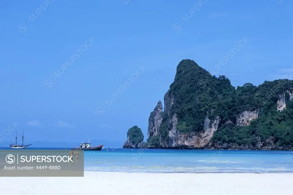 Beach on Ko Phi Phi, Ko Phi Phi Island, Thailand