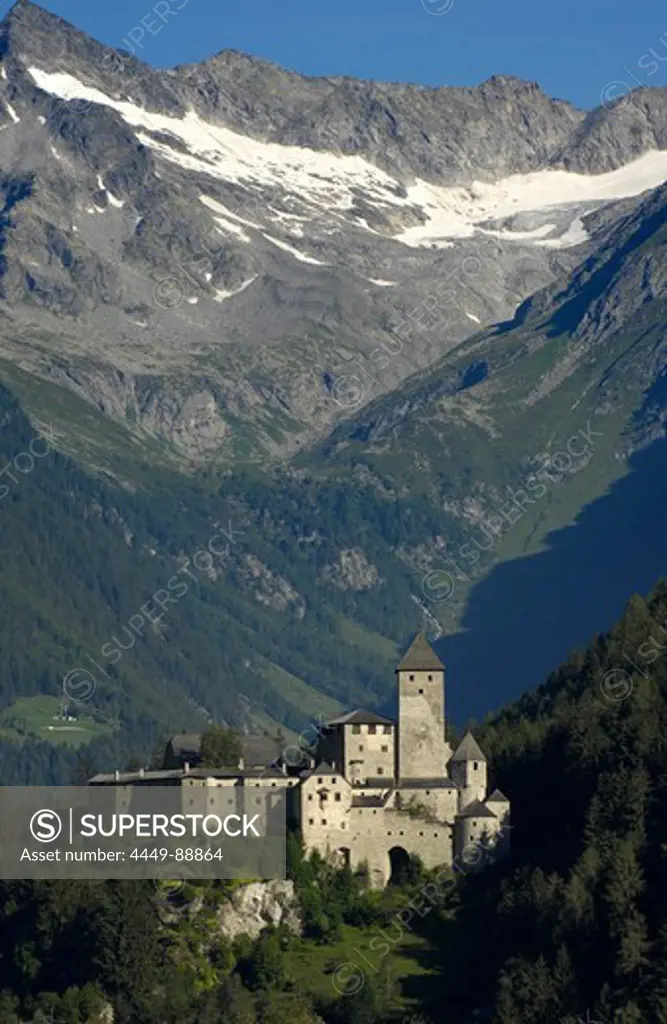 Taufers Castle, Valle Aurina, Sand in Taufers, Puster valley, Zillertaler Alpen, South Tyrol, Trentino-Alto Adige, Italy