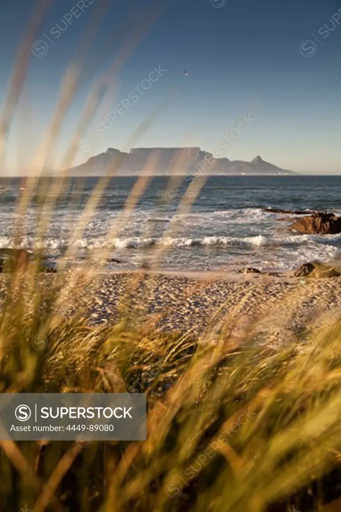 Morning impression at Bloubergstrand with Table Bay, Western Cape, South Africa, RSA, Africa