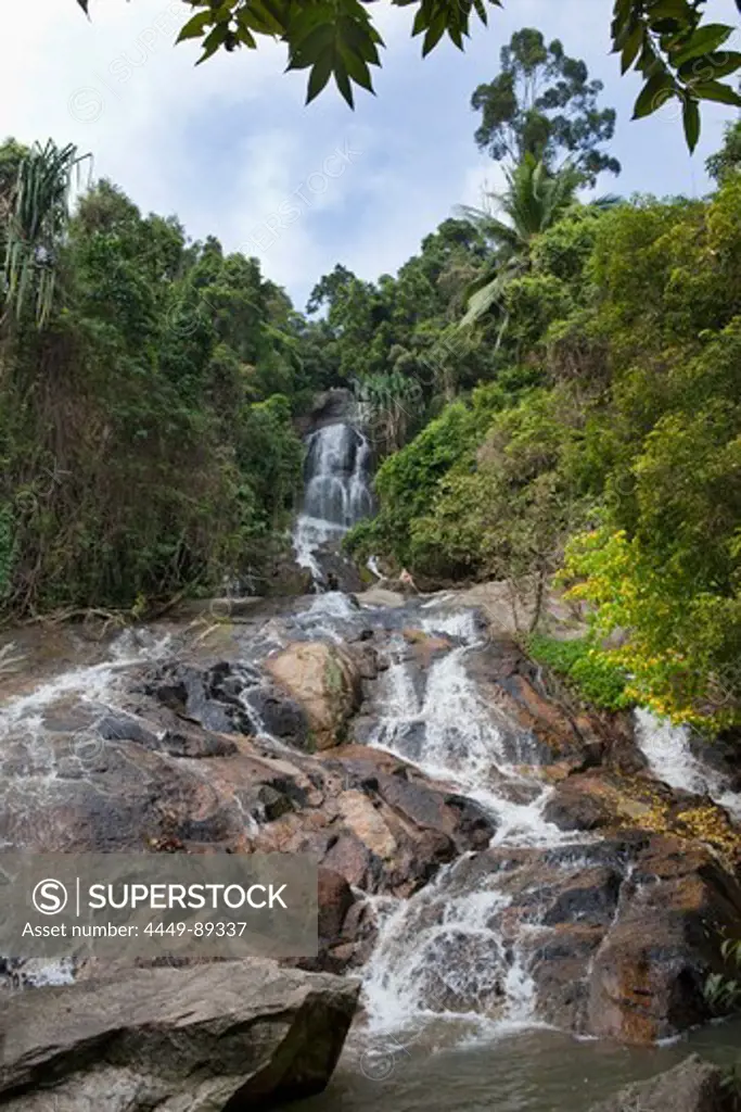 Nam Tok Na Muang Waterfall on Koh Samui Island, Surat Thani Province, Thailand, Asia