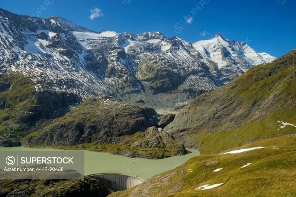 Grossglockner, Glochner mountain range, Hohe Tauern, Carinthia, Austria