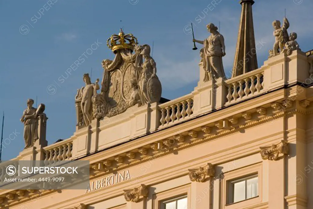 Roof of the Albertina, Vienna, Austria