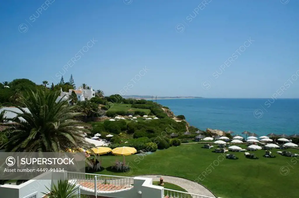 Park of Vila Vita Hotel, near Armacao de Pera, Algarve, Portugal, Europe