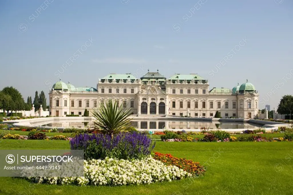 Schloss Belvedere, the home of Prince Eugene of Savoy, Vienna, Austria