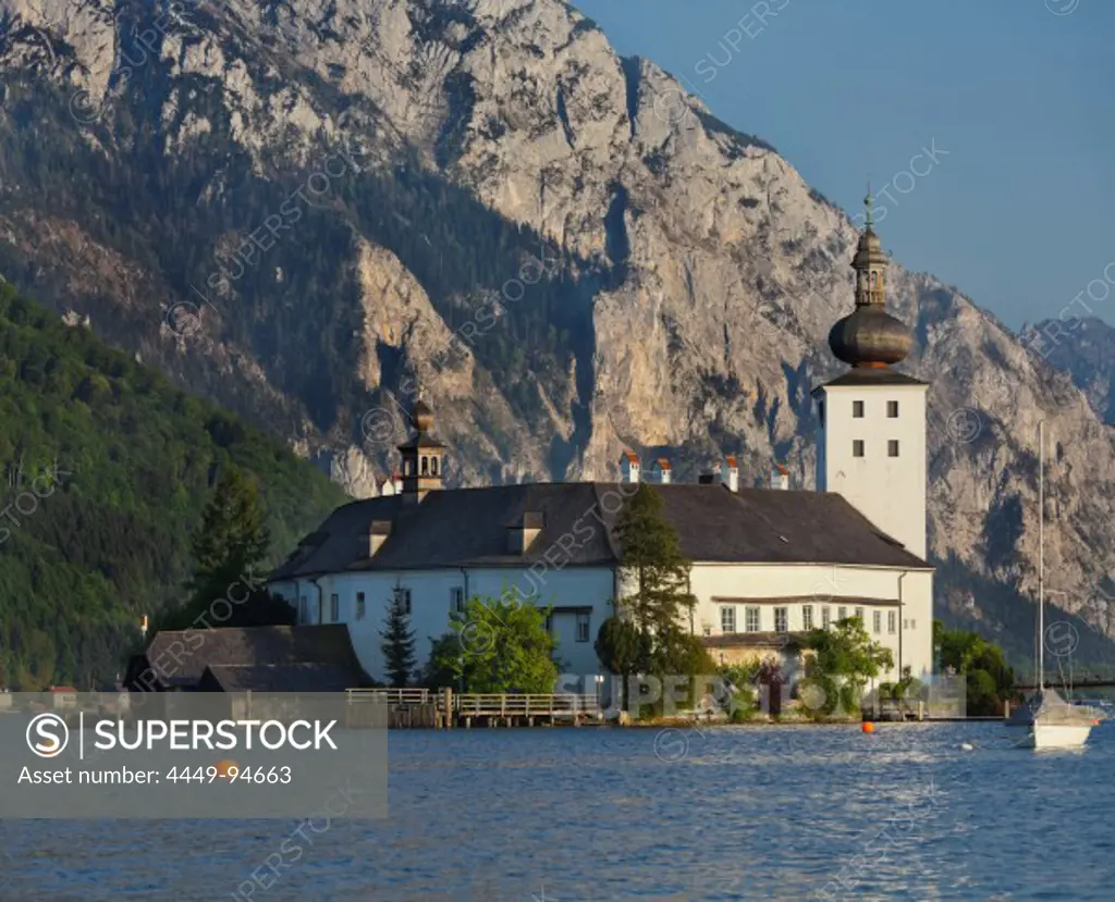 Orth castle at lake Traunsee, Traunstein, Upper Austria, Austria, Europe