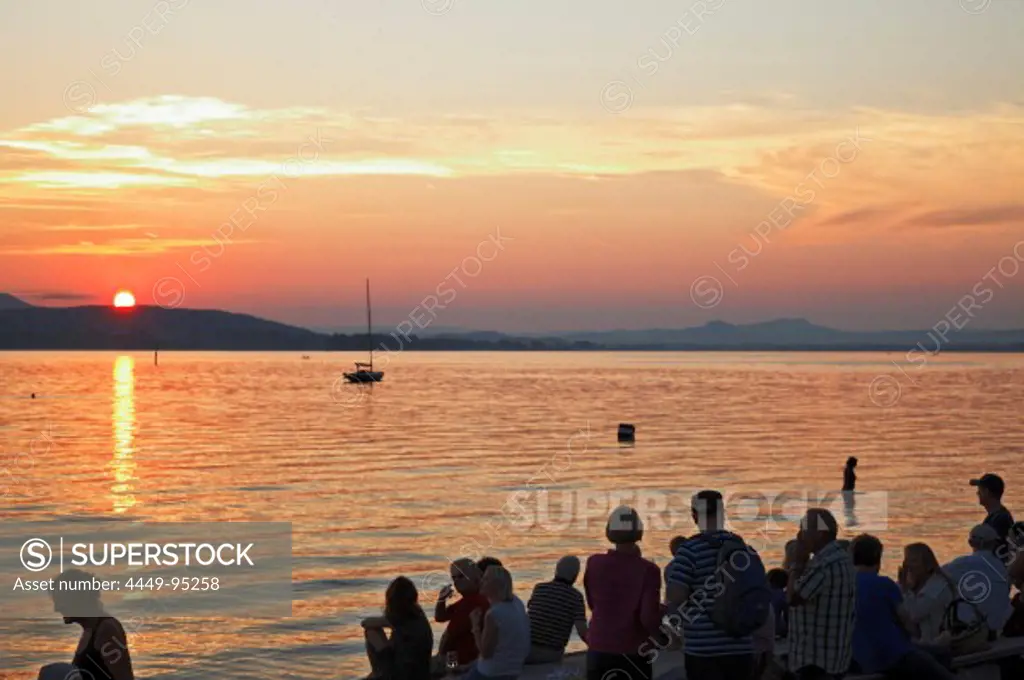 Camping Sandseele, Reichenau, Lake of Constance, Baden-Wurttemberg, Germany