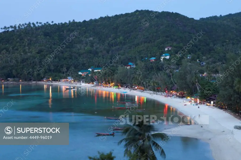 Haad Yao Beach or Long Beach, Koh Phangan Island, Surat Thani Province, Thailand, Southeast Asia
