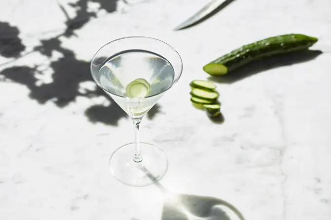 Summer cucumber martini
