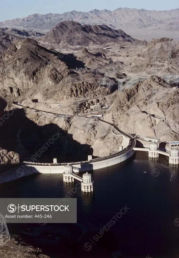 Hoover Dam Arizona-Nevada Border USA