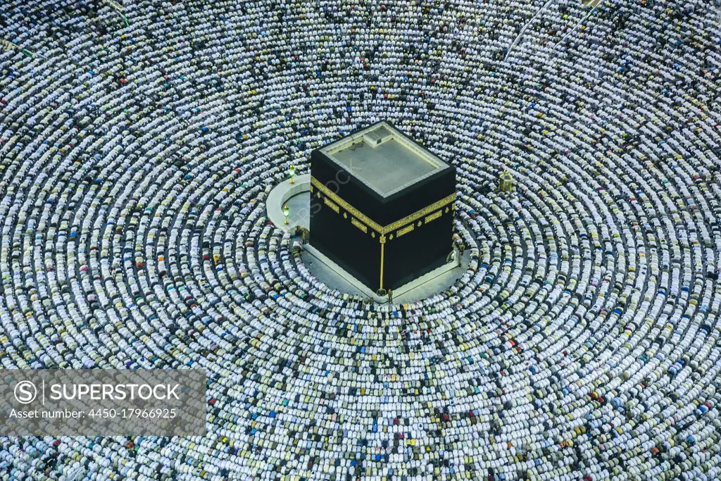 The Hajj annual Islamic pilgrimage to Mecca, the holy city in Saudi Arabia