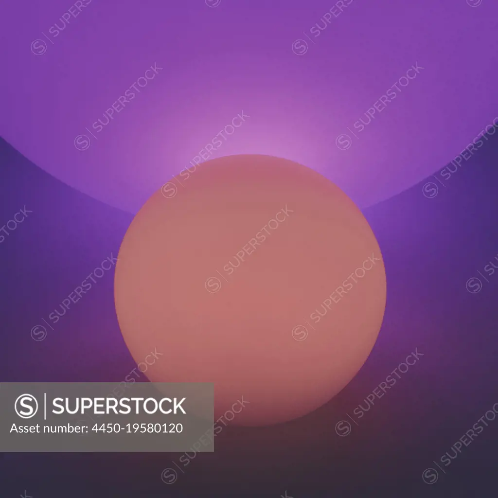 Glowing and illuminated spherical coloured orbs on a black background. 