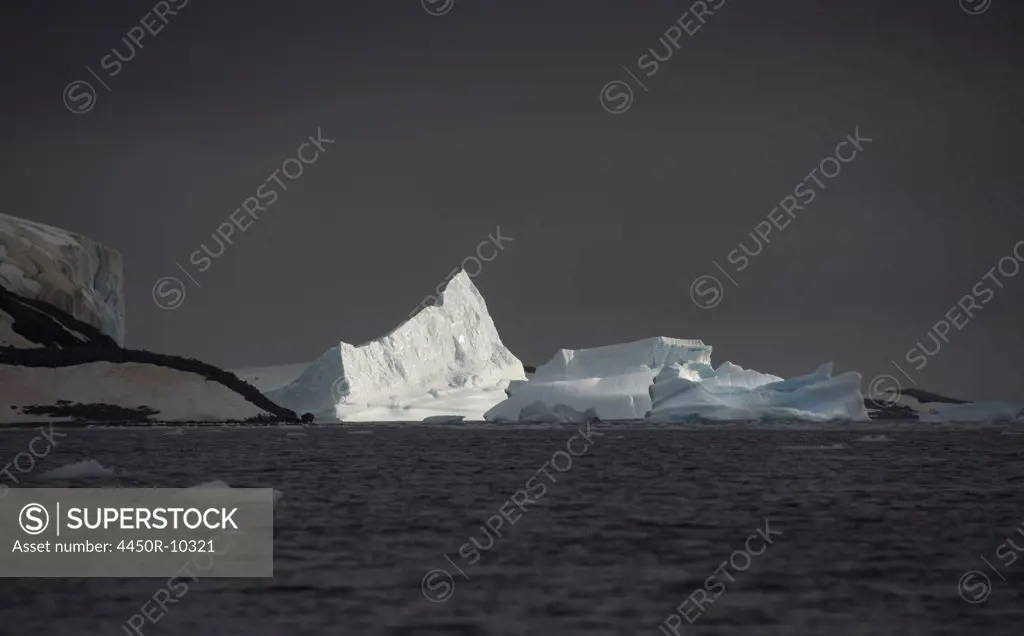 Iceberg along the Antarctic Peninsula.Antarctica