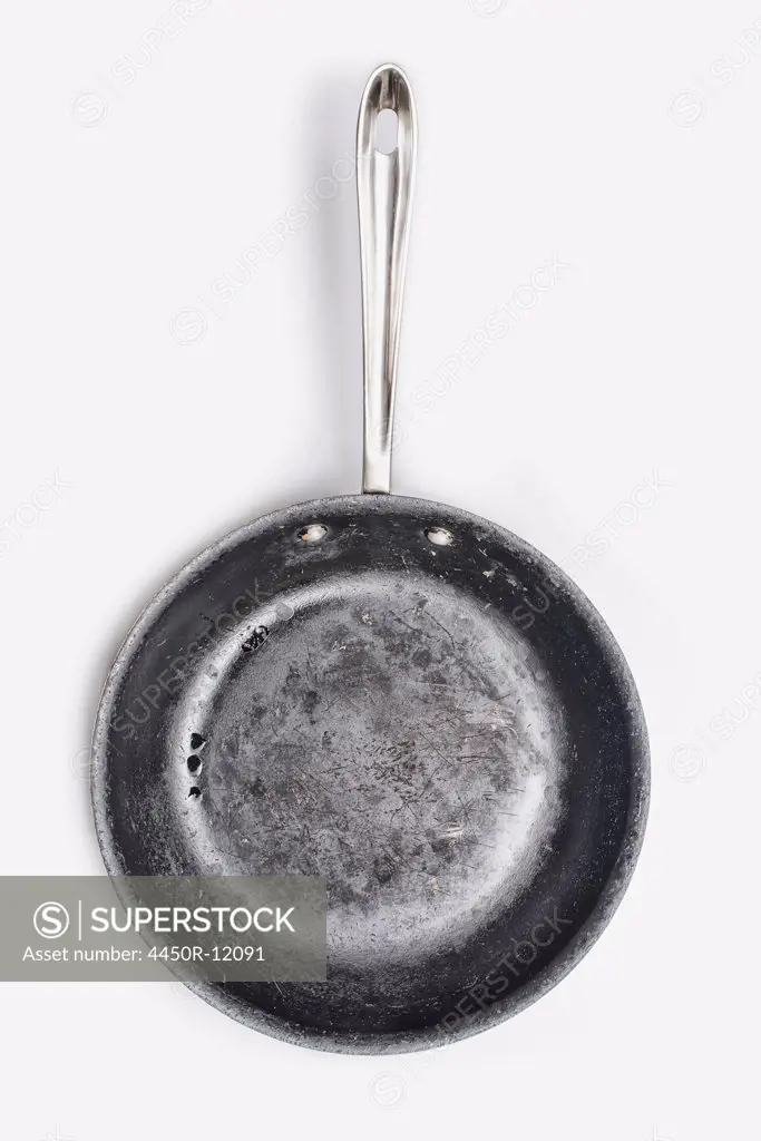 A well seasoned frying pan, with a smooth cooking surface. New York City, USA