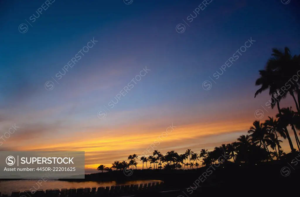Hawaiian Beach at Sunset