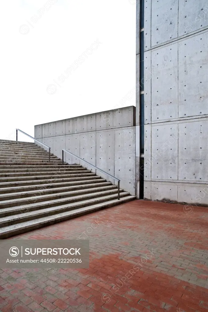 Modern Buildings and Stairs