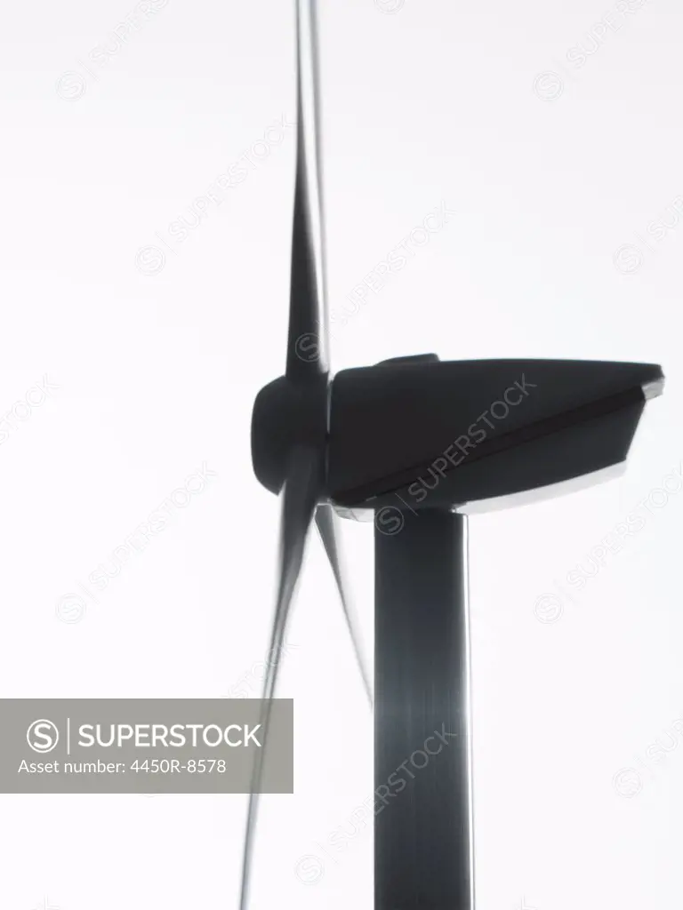 A wind turbine, or wind power generator.  7/1/2012