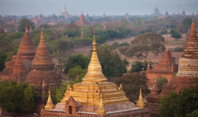 Stupas, Bagan, Myanmar  19/02/2010