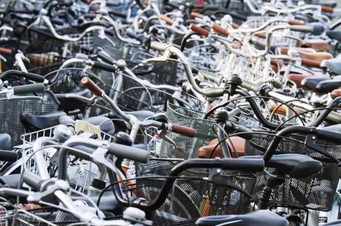 Mass of Parked Bicycles