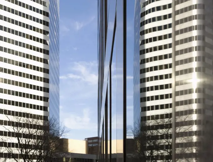 Modern High Rise Office Buildings