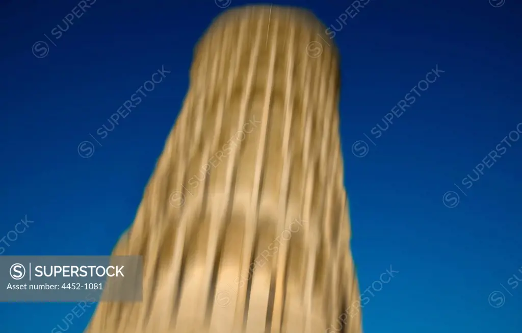 Pisa Tower Against Blue Sky in Motion Blur in Tuscany, Italy.