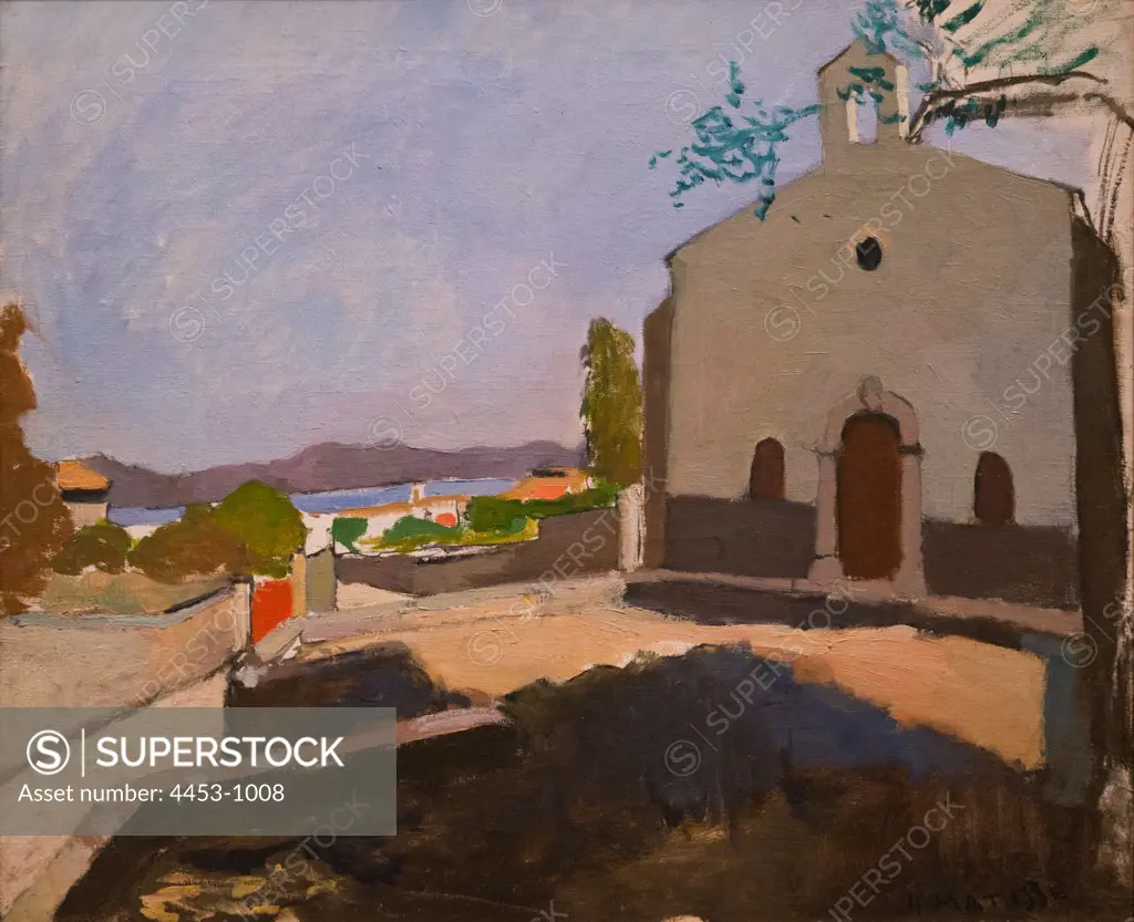 Henri Matisse; French; 1869-1954; Chapel of Saint Joseph; Saint-Tropez; 1904; Oil on canvas.