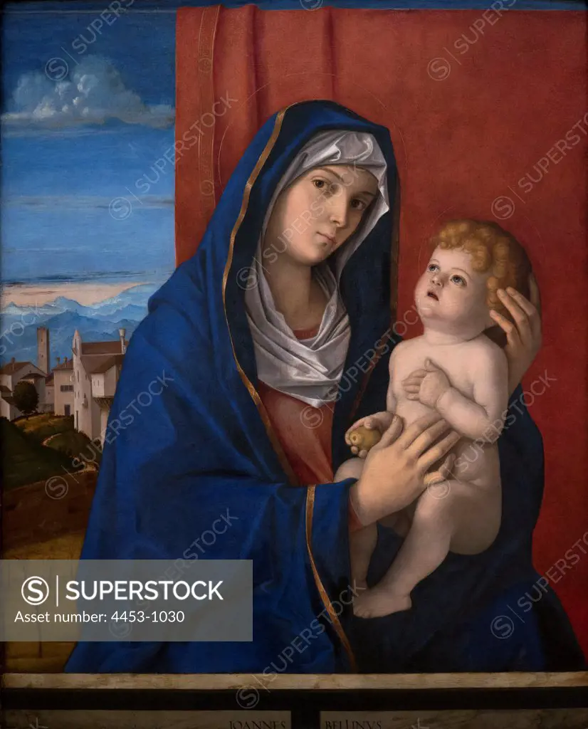 Giovanni Bellini; Italian; Venice; active by 1459 - 1516 Venice; Madonna and Child; Oil on wood.
