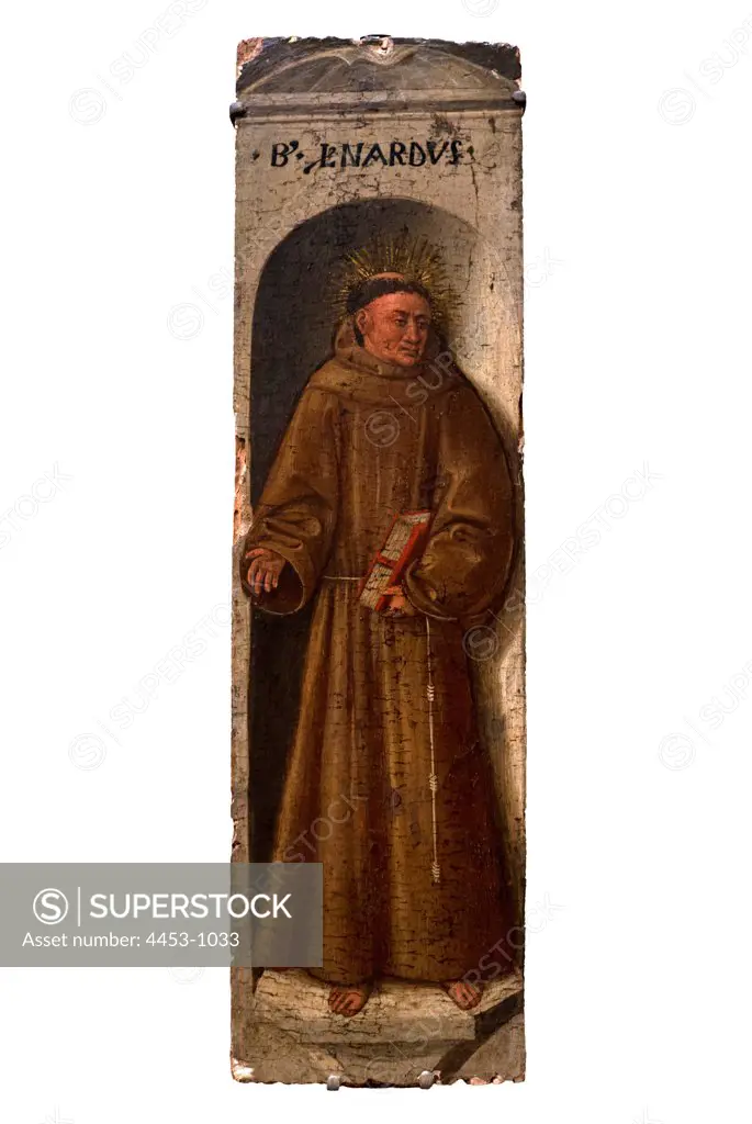 Niccolo Colantonio; Italian; Naples ; Blessed Leonard of Assisi; ca.1450; Oil on wood.