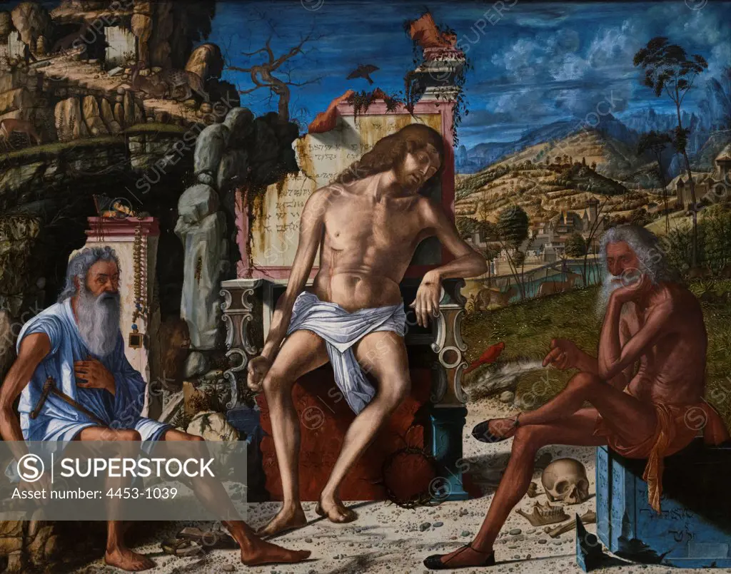 Vittore Carpaccio; Italian; Venice 1465-1520 Venice; The Meditation on the Passion; ca.1490; Oil and Tempera on wood.
