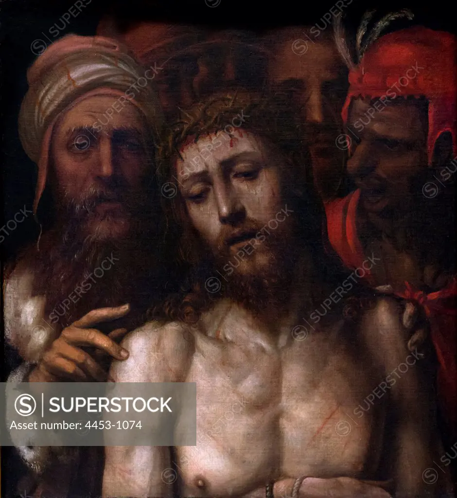 Christ Presented to People (Ecce Homo) by Sodoma also known as Giovanni Antonio Bazzi (Vercelli 1477-1549 Siena) Oil on canvas.