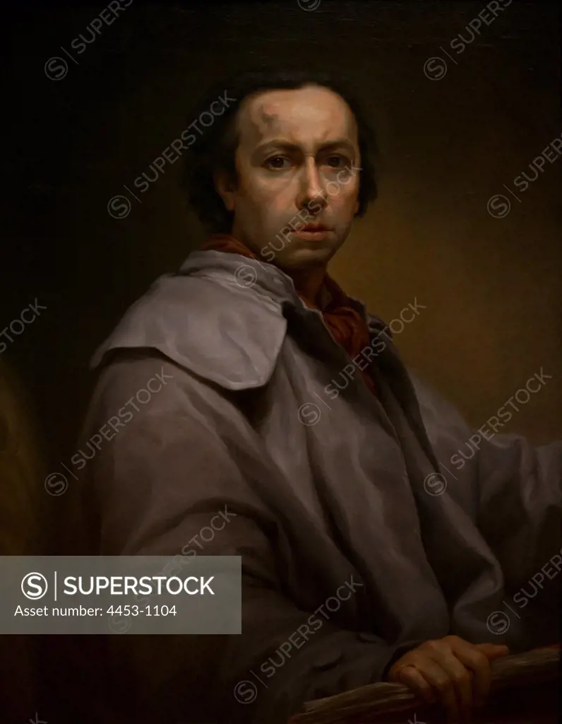 Self-Portrait by Anton Raphael Mengs ; Oil on canvas.