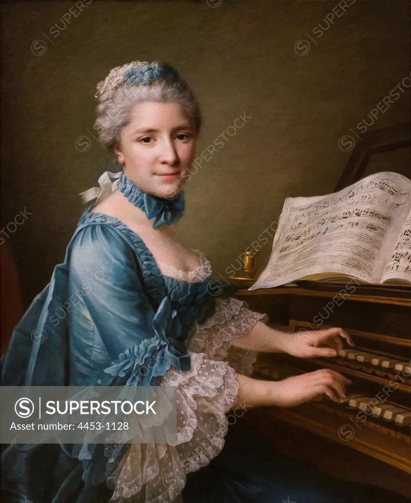 Francois Hubert Drouais; French; Paris 1727-1775 Paris; Portrait of a Woman; Said to be Madame; Charles Simon Favart ( Marie justine Benoite; Duronceray; 1727-1772); 1757 ; Oil on canvas.