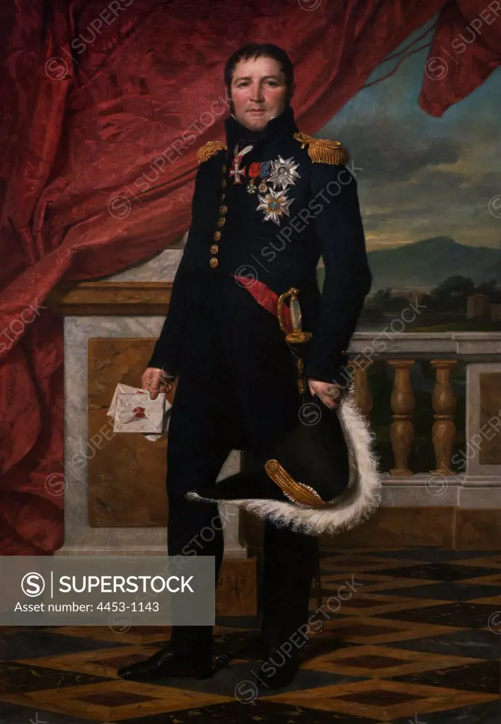 Jacques-Louis David; French; Paris 1748-1825 Brussels; General Etienne-Maurice Gerard (1773-1852); Marshal of France; 1816; Oil on canvas.