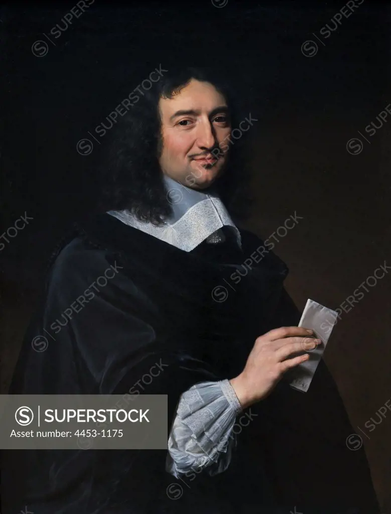 Philippe de Champaigne; French; Brussels 1602-1674 Paris; Jean Baptiste Colbert (1619-1683); 1655; Oil on canvas.