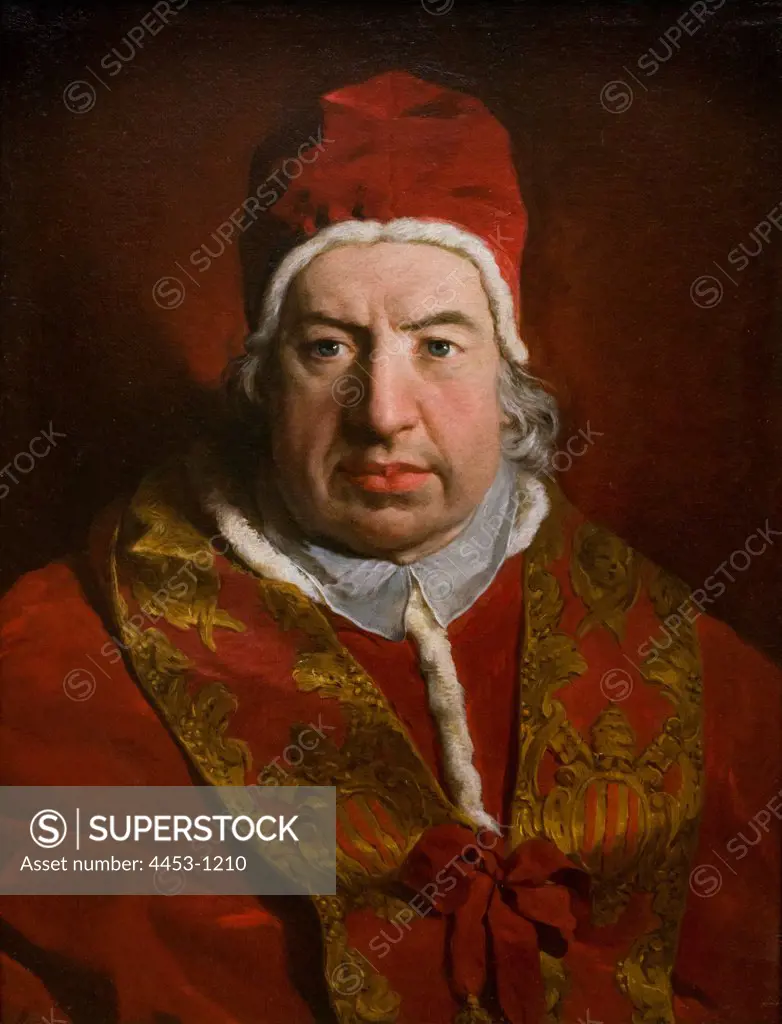 Pierre Hubert Subleyras; French; Saint-Gilles-du-Gard 1699-1749 Rome; Pope Benedict XIV (Prospero Lambertini; 1675-1758); 1746; Oil on canvas.