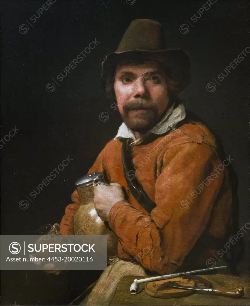 Man Holding a Jug by Michiel Sweerts (1618 - 1664); Oil on canvas; circa 1660