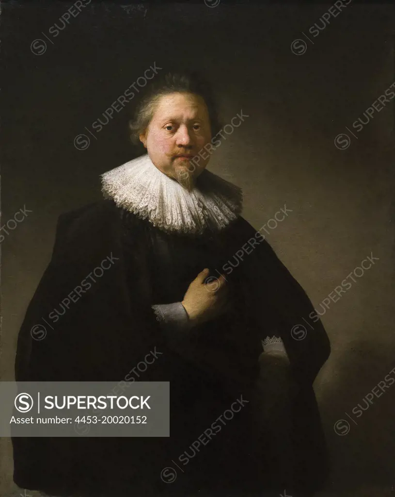 Portrait of man; probably member of Van Beresteyn family by Rembrandt (Rembrandt van Rijn; 1606 - 1669); oil on canvas; 1632