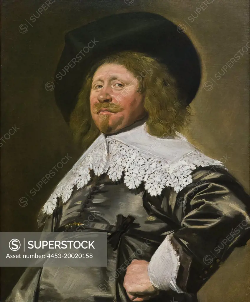 Portrait of man; possible Nicolas Pietersz Duyst van Voorhout by Frans Hals (1582/83 - 1666); oil on canvas; circa 1636 - 38