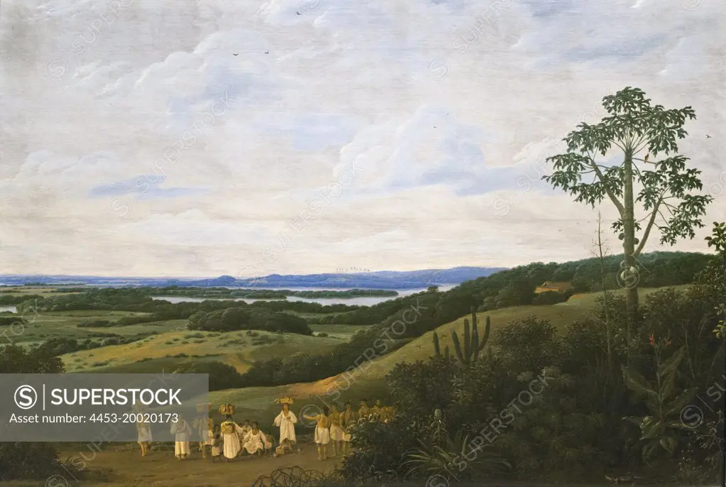 Brazilian landscape by Frans Post (1612 - 1680); oil on canvas; 1650