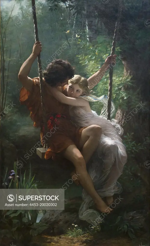 Springtime by Pierre Auguste Cot (1837 - 1883); Oil on canvas; 1873