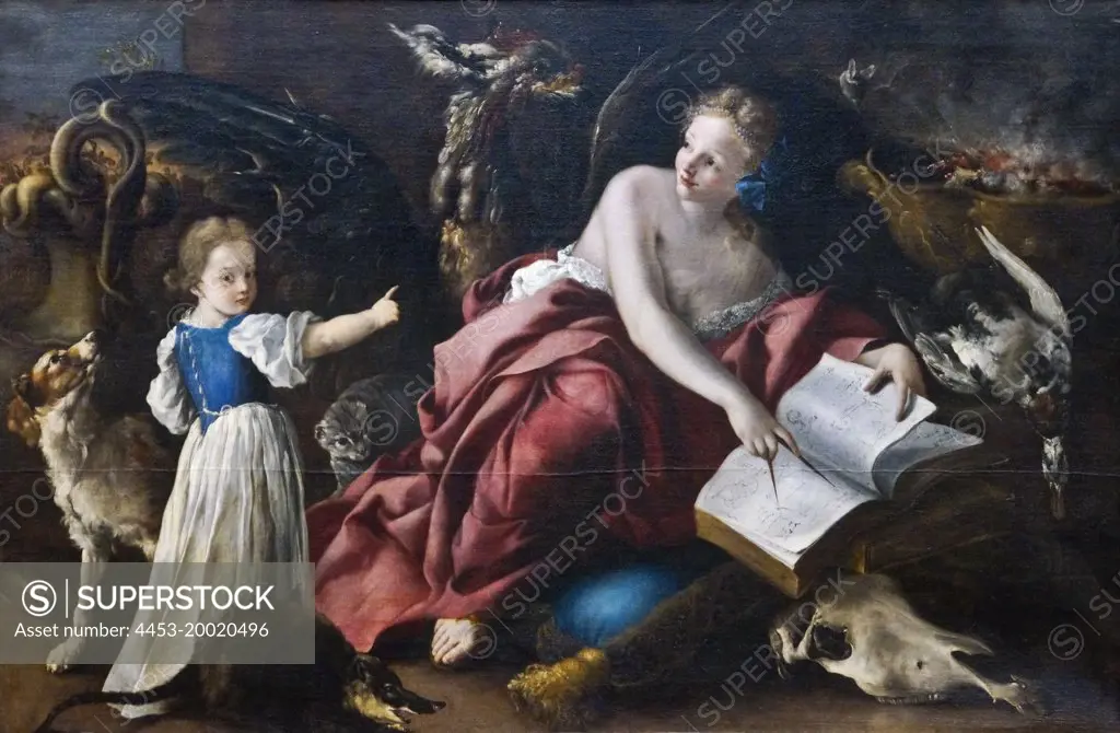 Allegory by Domenico Guidobno; oil on canvas